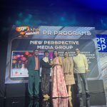 After receiving the Anvil Awards Dr. Karen Remo, CEO and Founder, New Perspective Media Group, together with officials from Design Center of the Philippines