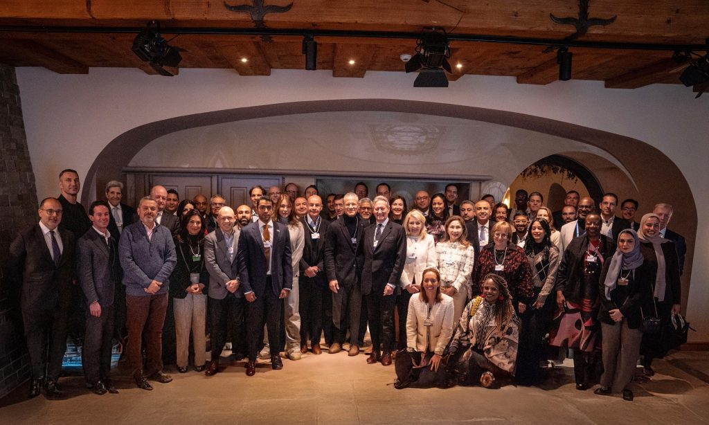 Group photo of Global Leaders in Davos 2025