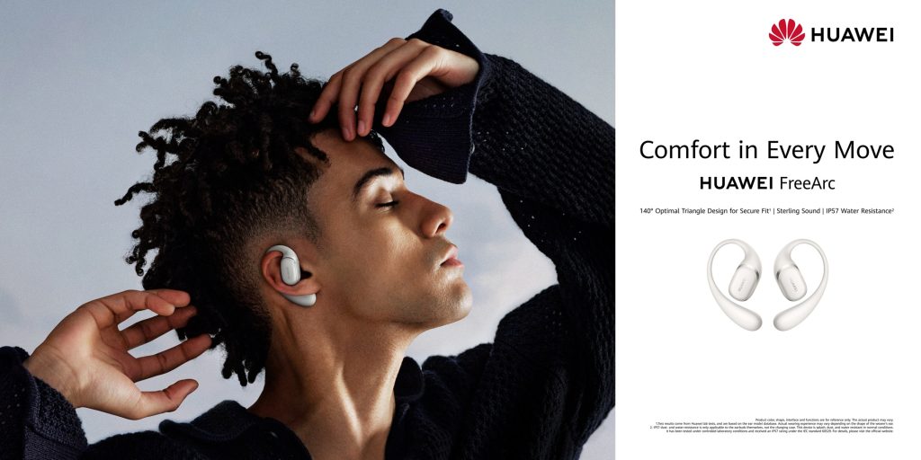 HUAWEI FreeArc: First Open-Ear Earbuds with Earhooks in UAE