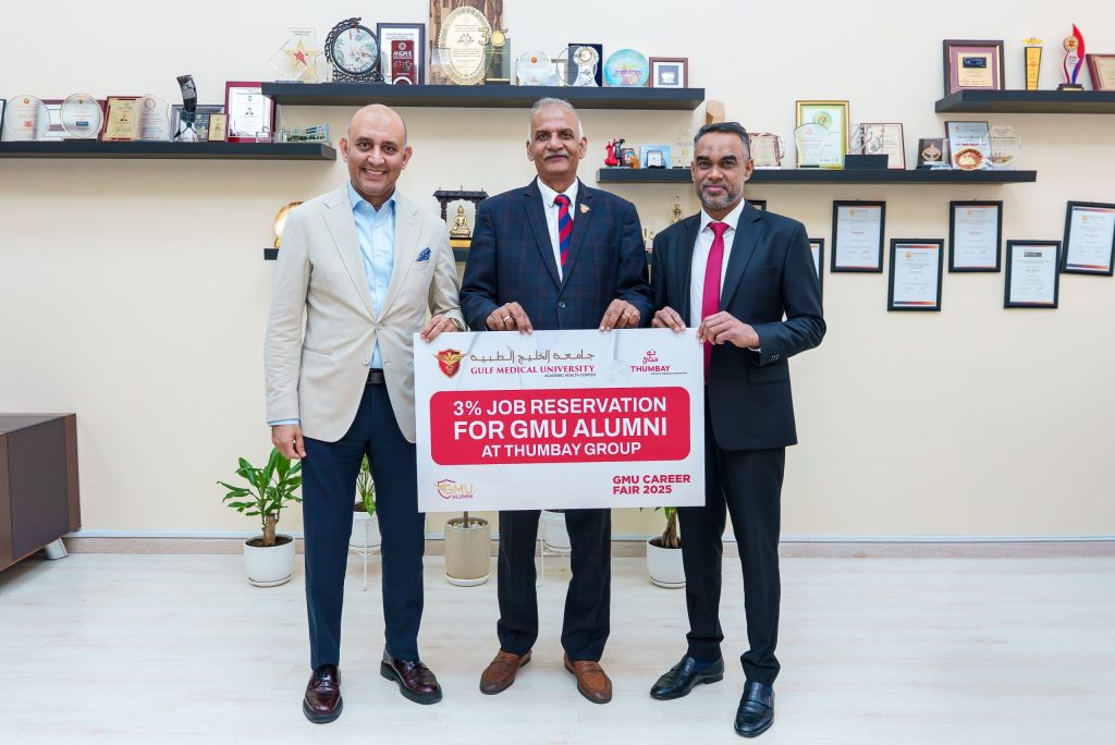 GMU Alumni: Thumbay Group Pledges 3% Job Reservation