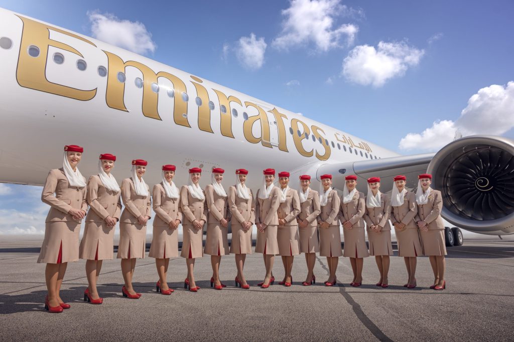 Emirates A350 makes its debut at the 2025 Paris Airshow