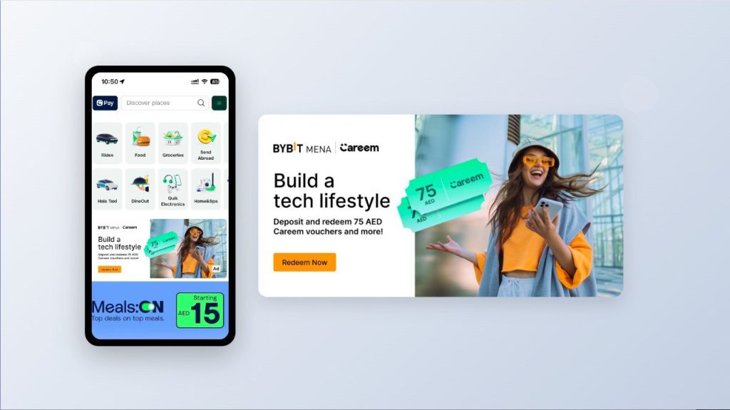 Bybit تثري حياة العملات الرقمية والويب 3.0 عبر حملة تسويق ضمن تطبيق Careem