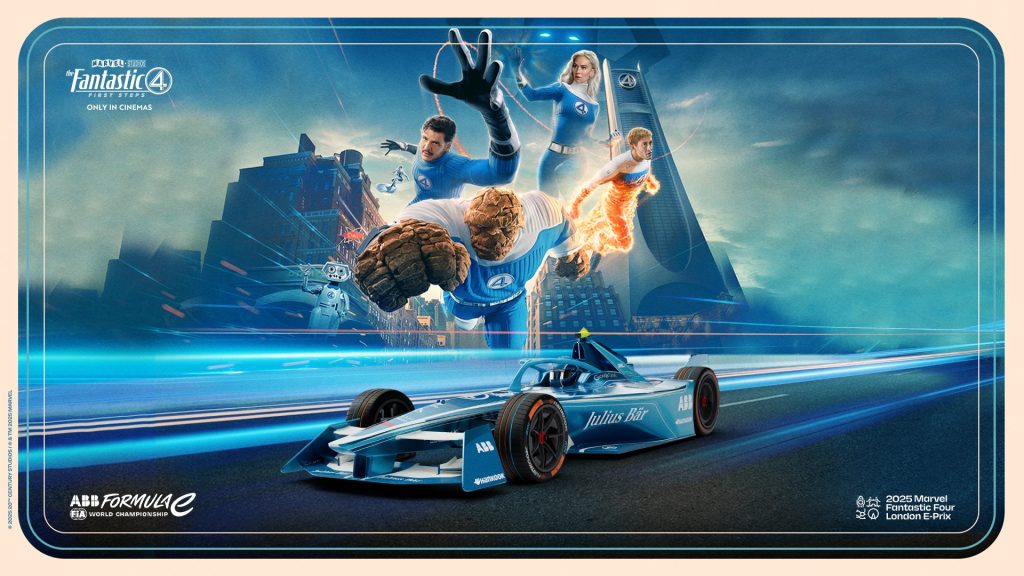 Formula E unites with Marvel Studios’ ‘the fantastic four: first steps’ for the 2025 marvel fantastic Four London E-Prix