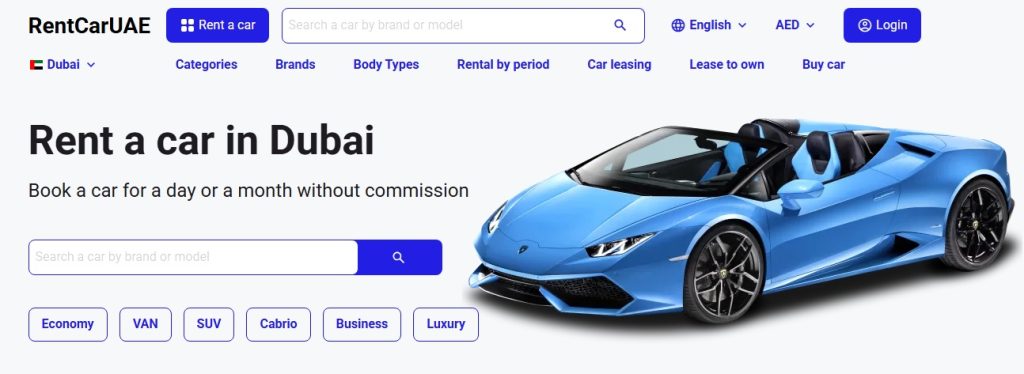 RentCarUAE.com Unveils Smart Rental Platform, Opening New Growth Opportunities for UAE Car Rental Companies