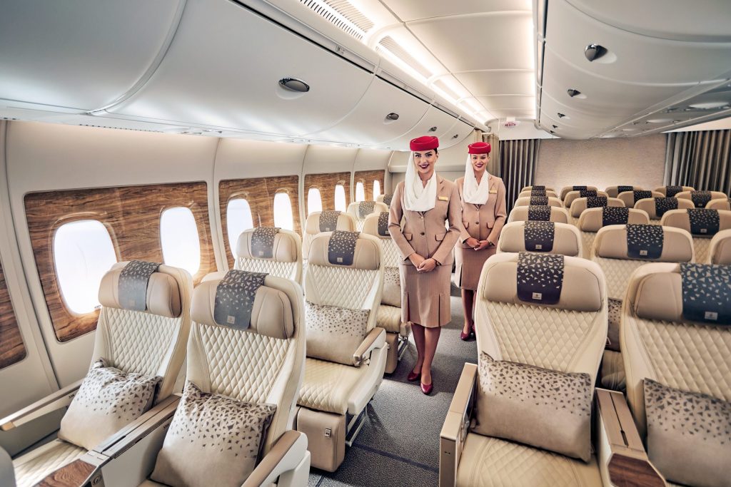 Emirates layers on more of its latest onboard product, including Premium Economy in four cities