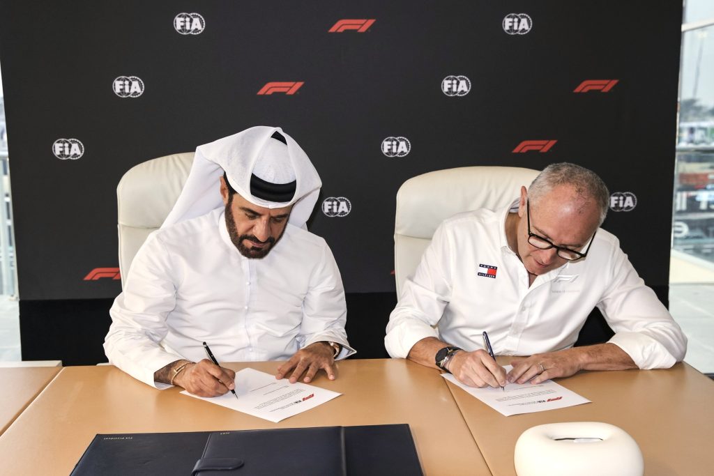 الاتحاد الدولي للسيارات ومجموعة فورمولا 1 و11 فريقاً يوقعون اتفاقية كونكورد التاسعة