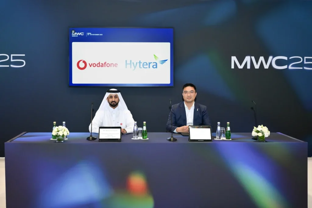 Hytera, Vodafone Qatar Forge Strategic Partnership at MWC Doha 2025